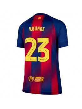 Barcelona Jules Kounde #23 Replika Hemmakläder Dam 2025-26 Kortärmad